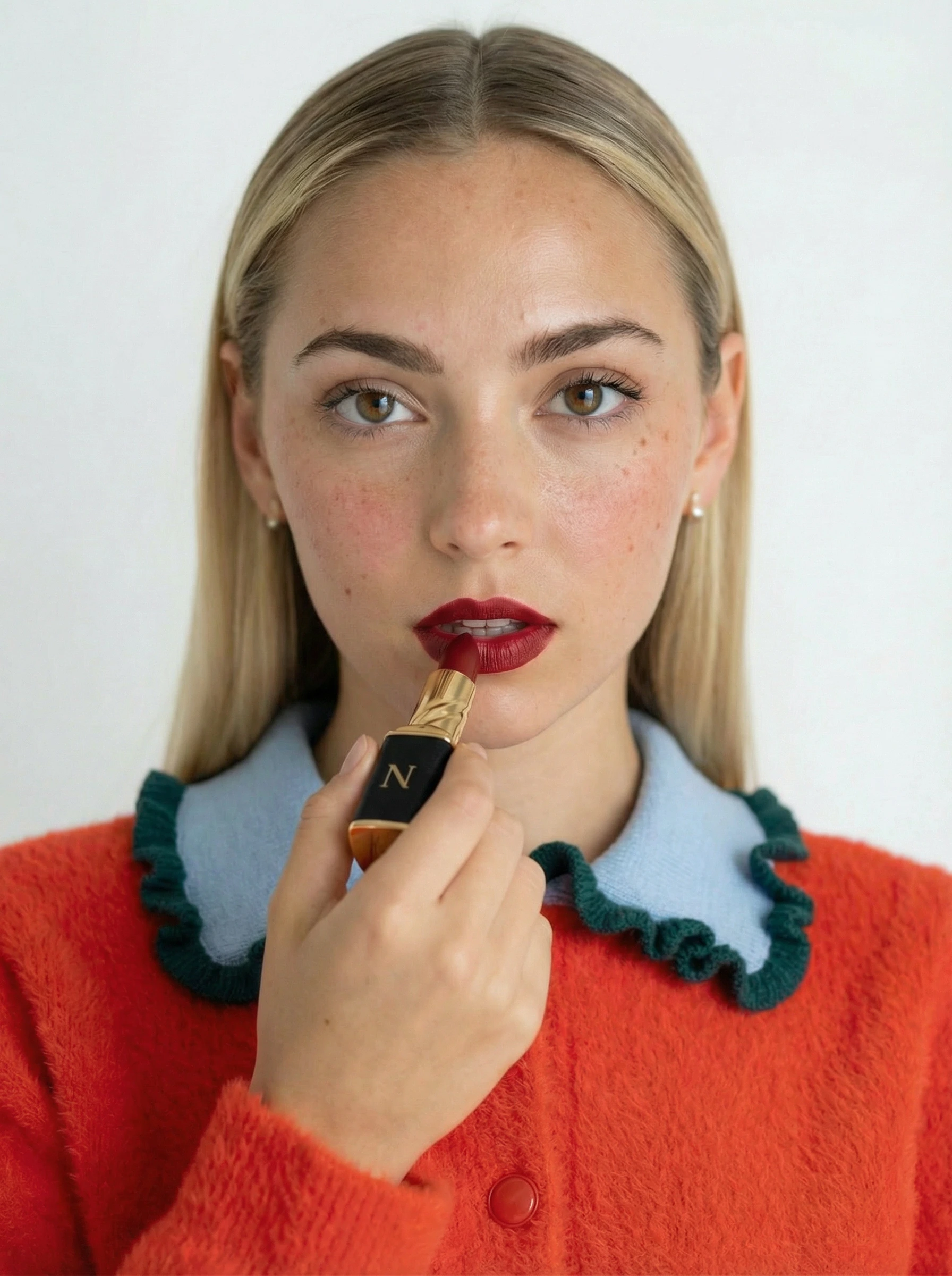 Visuel beauté et cosmétique créé par IA